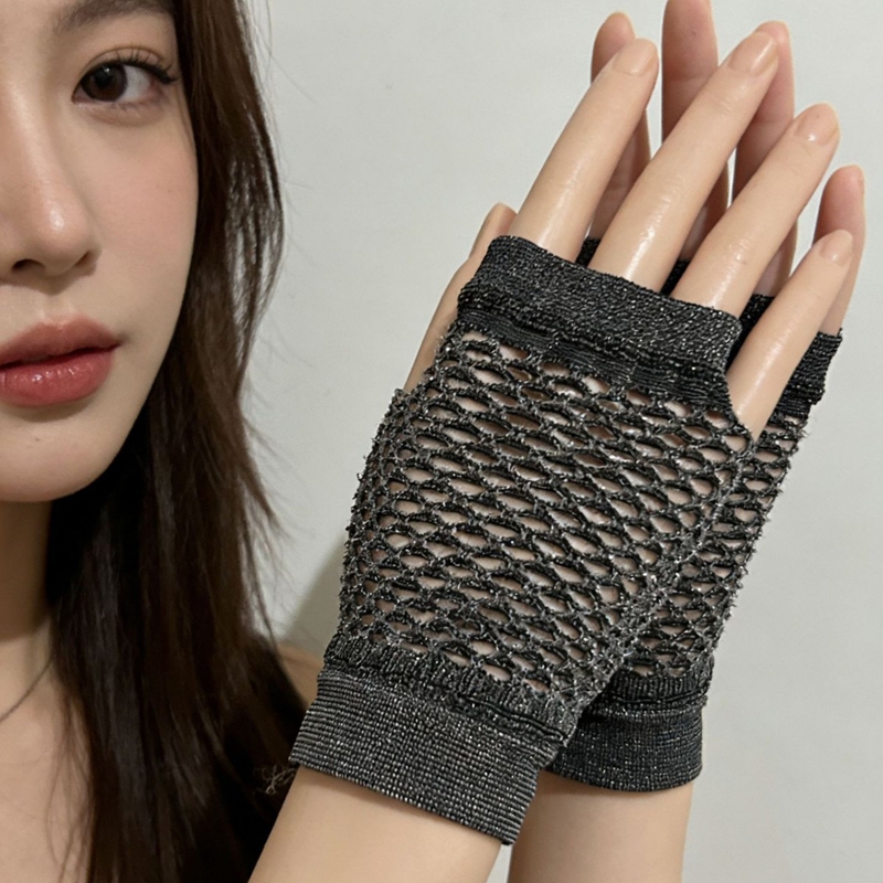 Tech Girl Accessories - Nail Tech Photo Prop Punk Fishnet