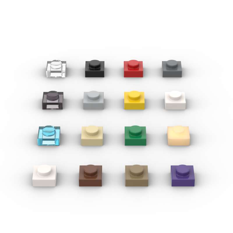 MOC 10PCS 3024 1x1 Plate Build - огляд і ціна Tech Accessories Gifts